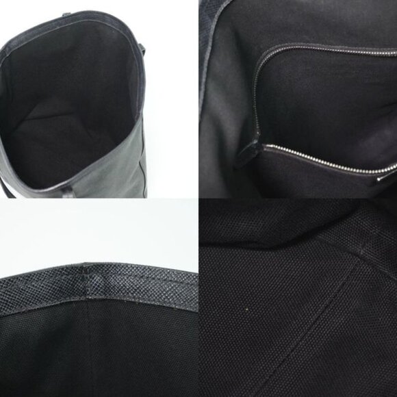 Prada Leather Shoulder Bag Tote Black - Picture 8 of 9